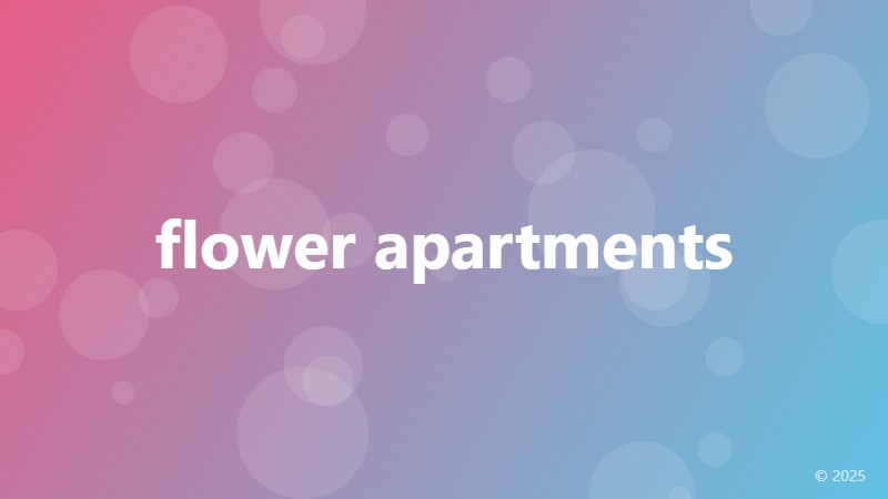 flower apartments