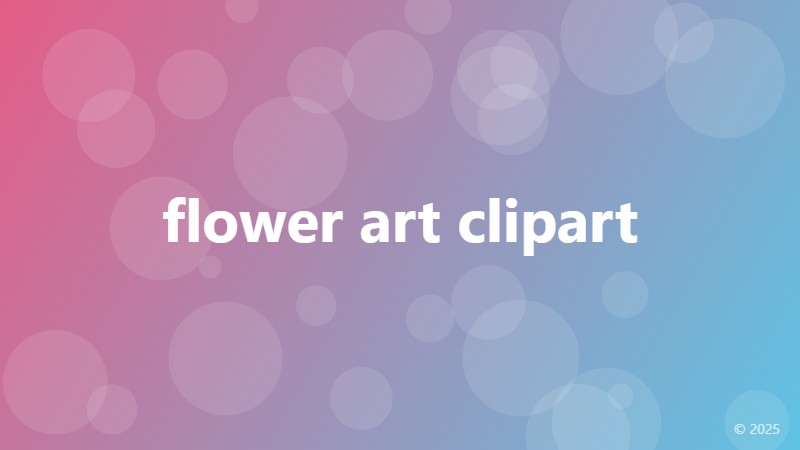 flower art clipart