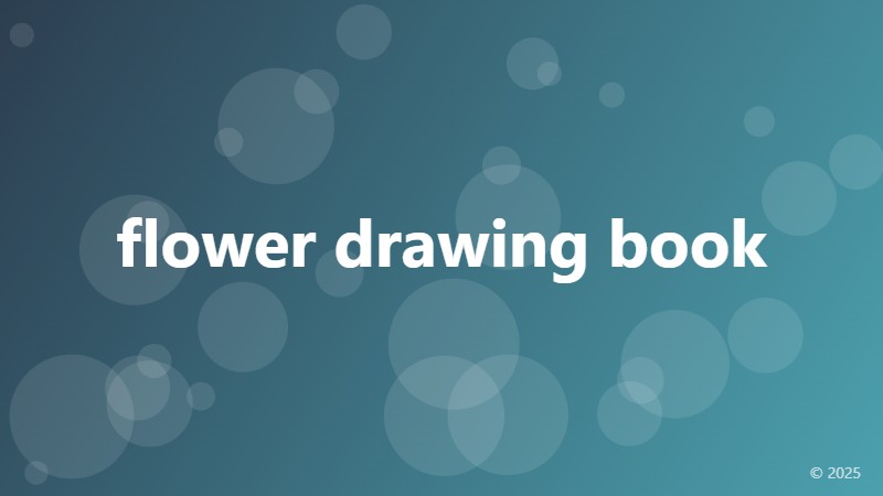 flower drawing book
