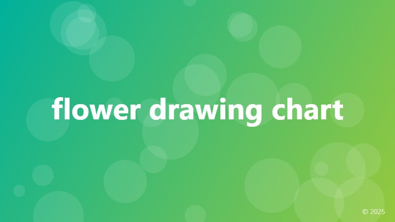 flower drawing chart