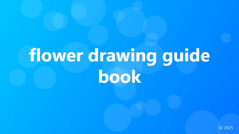 flower drawing guide book