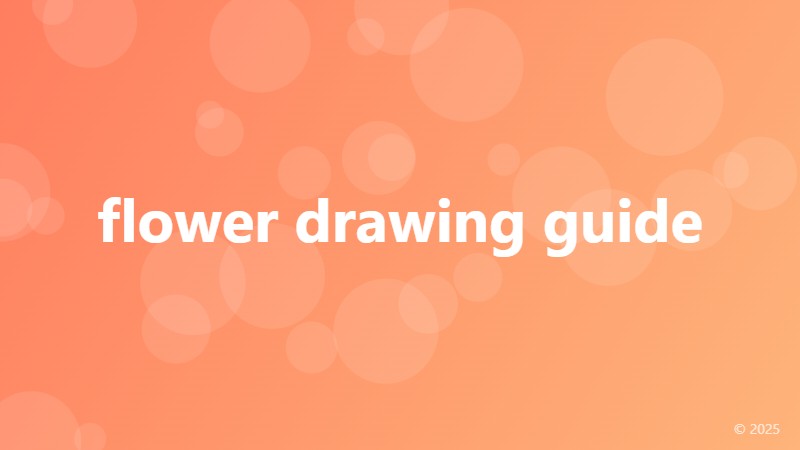 flower drawing guide