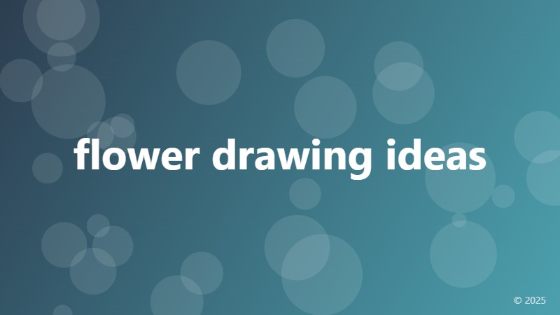flower drawing ideas