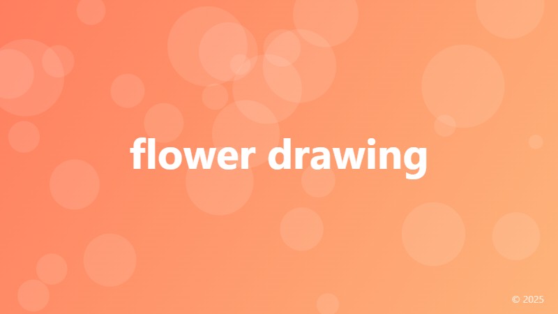 flower drawing