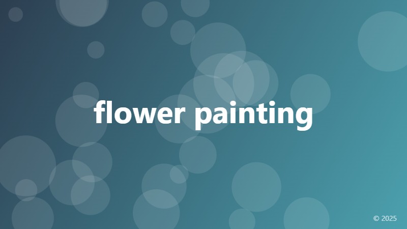 flower painting